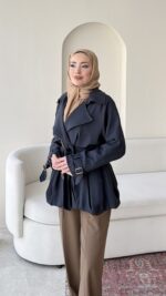 Sue Modal Trenç - Lacivert - Görsel 2