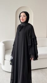 Ferih Elbise - Siyah - Görsel 4