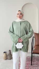 Nakışlı Gömlek - Yeşil