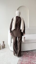 Soli Qupra Takım - Kahve - Görsel 3