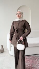 Soli Qupra Takım - Kahve - Görsel 4