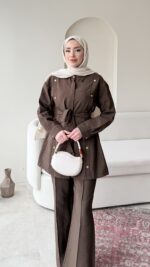 Soli Qupra Takım - Kahve - Görsel 5