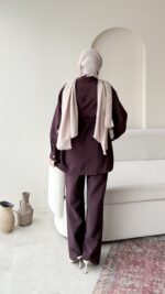 Soli Qupra Takım - Mürdüm - Görsel 3