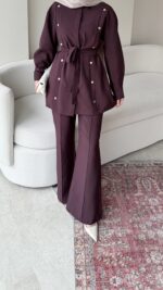 Soli Qupra Takım - Mürdüm - Görsel 6