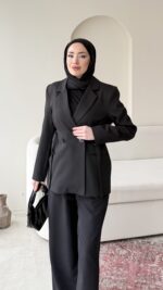 Lisa Blazer Ceket - Siyah - Görsel 2