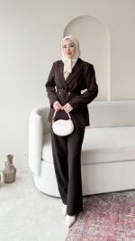 Lisa Blazer Ceket - Acı Kahve - Görsel 3