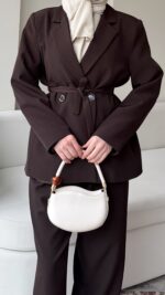 Lisa Blazer Ceket - Acı Kahve - Görsel 5