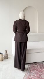 Lisa Blazer Ceket - Acı Kahve - Görsel 7