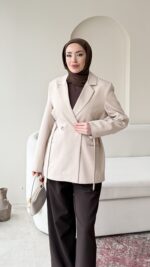 Lisa Blazer Ceket - Taş