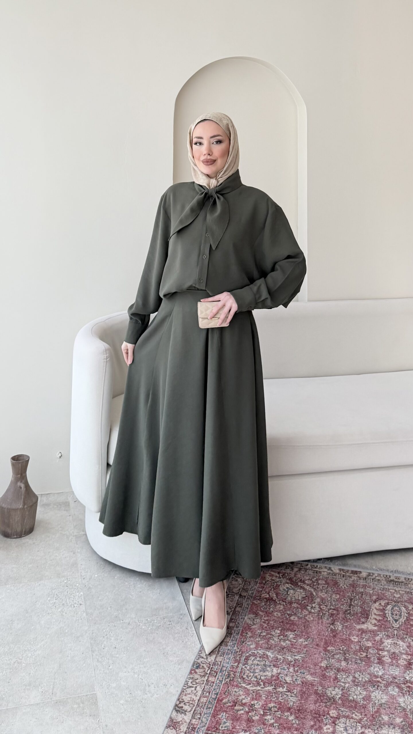 1771617876_0_6998be54e9f29.jpeg Vela Modal Takım - Haki - Görsel 1