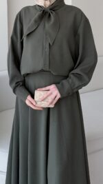 Vela Modal Takım - Haki - Görsel 4