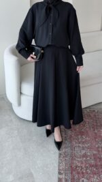 Vela Modal Takım - Siyah - Görsel 3