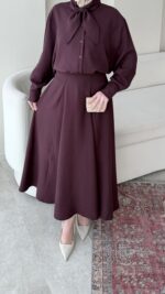 Vela Modal Takım - Mürdüm - Görsel 3