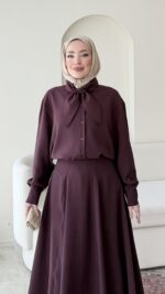 Vela Modal Takım - Mürdüm - Görsel 5