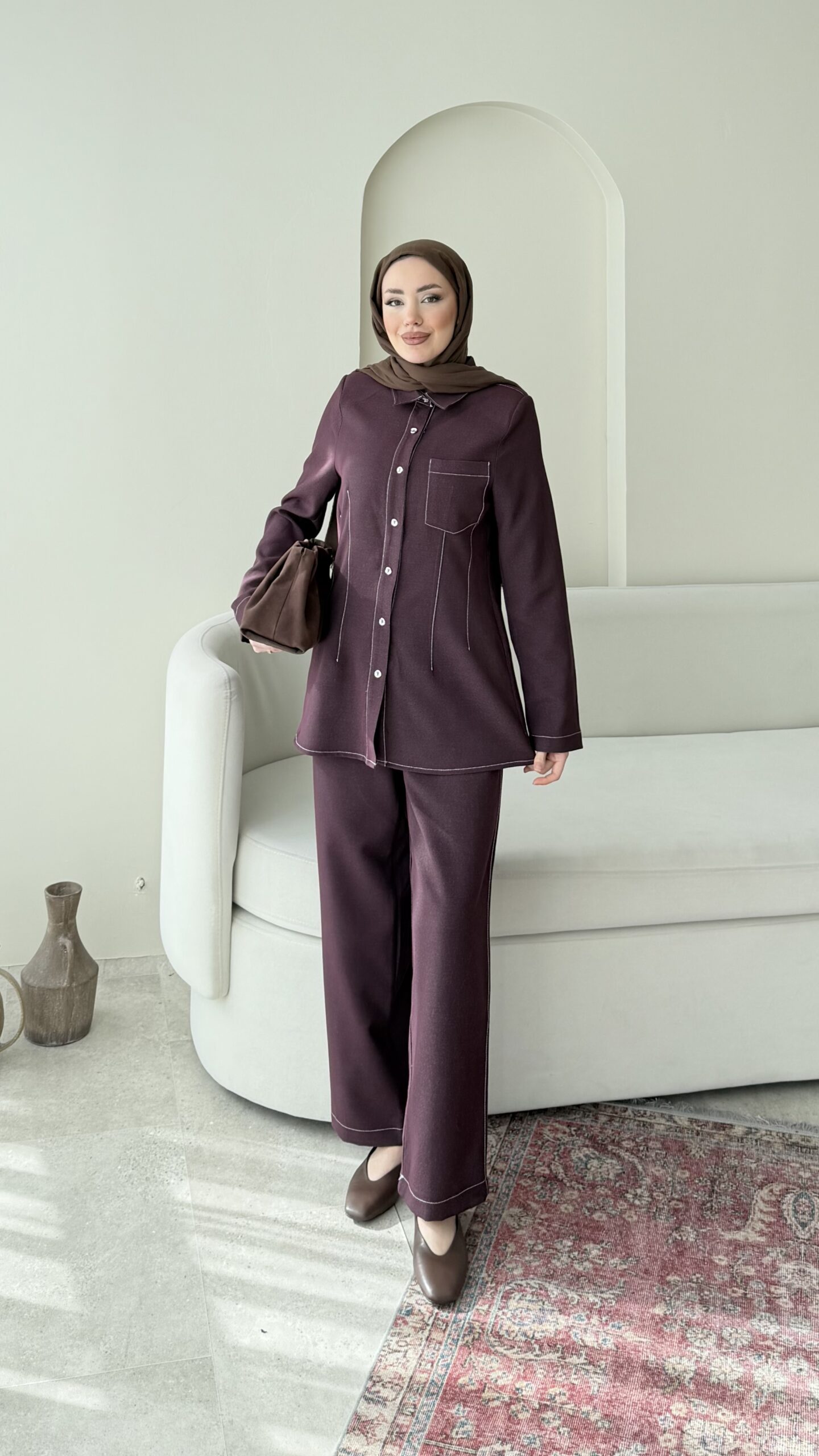 1771619215_0_6998c38fc79f5.jpeg Arin Takım - Mürdüm - Görsel 1