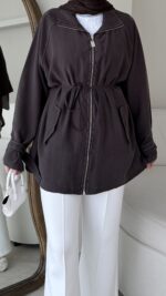 Eva Ceket - Kahve - Görsel 4