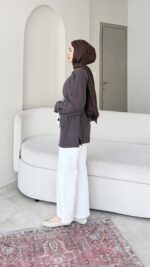 Eva Ceket - Kahve - Görsel 6