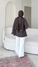 Eva Ceket - Kahve - Görsel 7