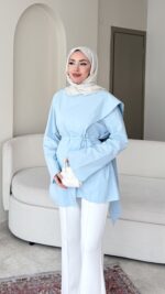 Helen Gömlek - Mavi - Görsel 2