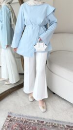 Helen Gömlek - Mavi - Görsel 4