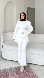 Helen Gömlek - Beyaz - Görsel 3