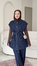 Divi Yelekli Kot Takım - Görsel 3