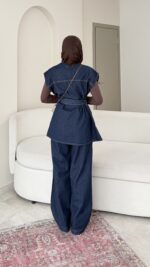 Divi Yelekli Kot Takım - Görsel 5