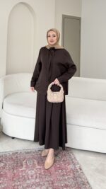 Karsu Gömlek - Kahve - Görsel 5