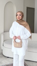 Merli Gömlek - Beyaz