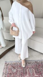 Merli Gömlek - Beyaz - Görsel 3