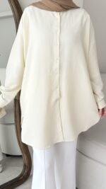 Merli Gömlek - Sarı - Görsel 4