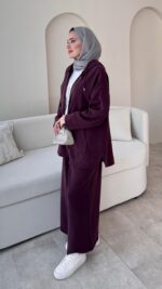 Küba Oyşo Takım - Mürdüm - Görsel 3