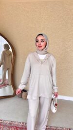 Lisa Oyşo Takım - Bej - Görsel 2