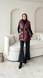 Voya Rugan Yelek - Bordo