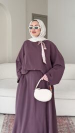 Yesra Modal Takım - Mürdüm - Görsel 2