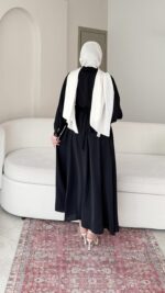 Sibil Fularlı Takım - Siyah - Görsel 6