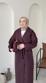 Kığıl Trenç – Bordo - Görsel 5