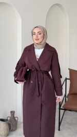 Kığıl Trenç – Bordo - Görsel 6